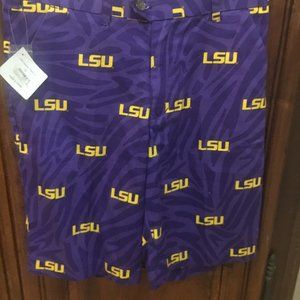 Men's LSU shorts Size 32 NWT